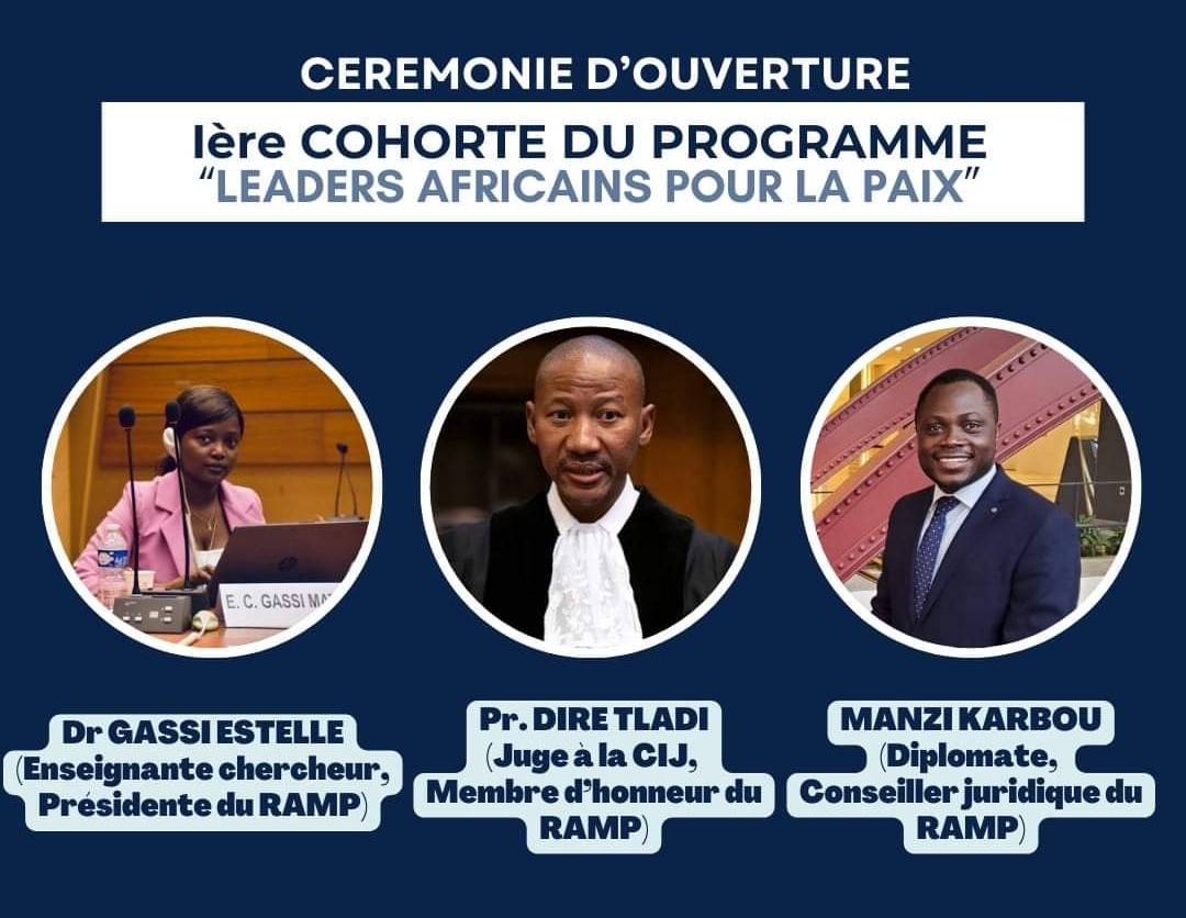 Lancement officiel du Programme « Leader African pour la Paix »